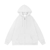 Men Hoodie Spring and Autumn Hooded Cardigan Sweater Zipper Jacket Casual Hoodie