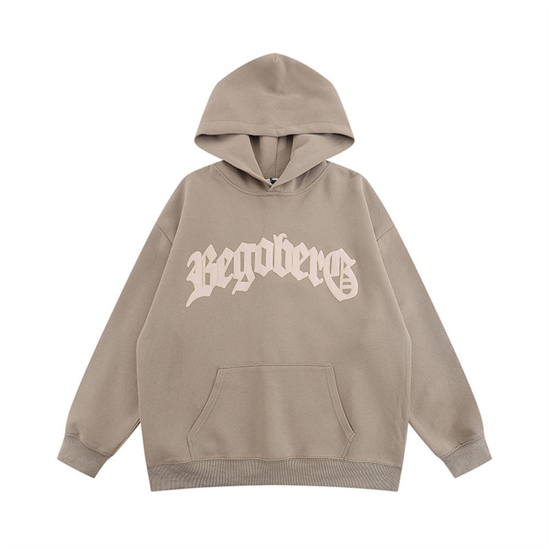 Men Hoodie Printed Hoodie Washed Autumn Long Sleeve Loose