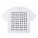 House Of Errors T-Shirt Eye of Truth Printed Short Sleeve Casual Loose T-Shirt