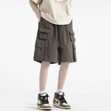 Men Sweatpants Cargo Shorts Men's Summer Loose Casual Pants