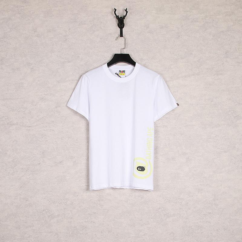 Bathing Ape T Shirt Printed Casual Round Neck Loose Short Sleeves Short Sleeve Women