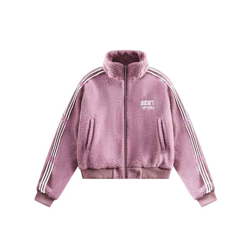 Unisex Jacket Female Winter Lambskin Sports Cotton Jacket