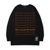Men Long Sleeve Shirt Autumn and Winter Long Sleeve T-shirt Men and Women Ins Hip Hop Style Loose