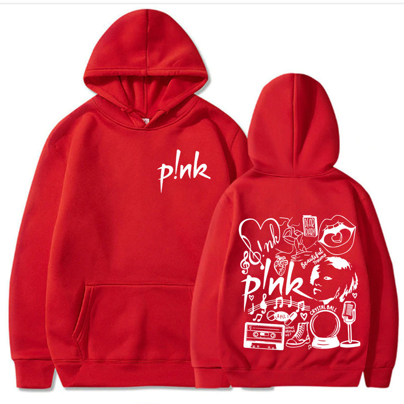 Pink Singer Tour Hot Hoodies Hiphop Rapper