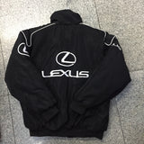 F1 Racing Suit Racing Suit Preppy Style Retro Style Autumn and Winter Wear Coat Cotton-Padded Casual Coat Embroidery