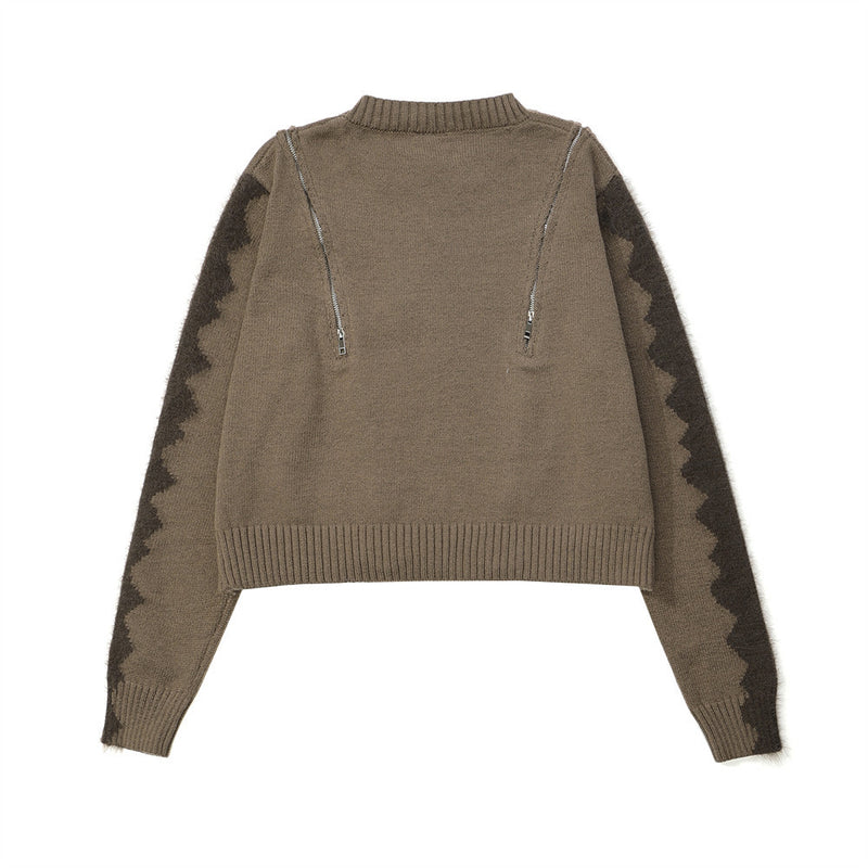 Women Sweater Women's Autumn and Winter Casual round Neck Sweater