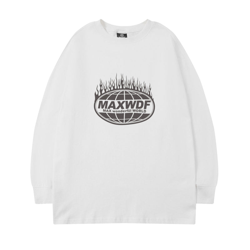 Men Long Sleeve Shirt Logo round Neck Long Sleeve T-shirt Men and Women Street Hip Hop Couple