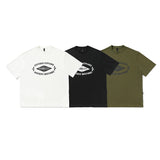 Men T Shirt Japanese-Style Retro T-shirt Men's and Women's Short Sleeve Letter Print Loose