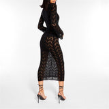 Women Desses Knitted Dress Long Autumn and Winter