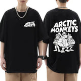 Arctic Monkeys Tour Graphic T Shirts Men's Hip Hop Retro