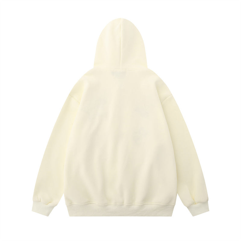 Men Hoodie Paste Cloth Embroidery Butterfly XINGX Hooded Cardigan Sweater
