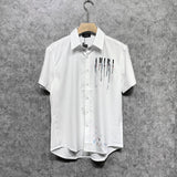 Amiri T Shirt Color Splash Ink