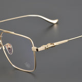 CHH Chrome Hearts Glasses Double Beam Large Frame Myopia Glasses Frame