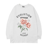 Men Long Sleeve Shirt Autumn and Winter round Neck Long Sleeve T-shirt Men and Women Loose All-Match Casual