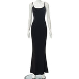 Women Dresses Slim-Fit Hip Strap Long Fishtail Skirt