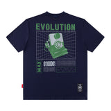Men T Shirt Retro Hip Hop Printed Short Sleeve T-shirt for Men and Women