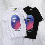 Bathing Ape T Shirt Camouflage Cotton Short Sleeve T-shirt Half Sleeve