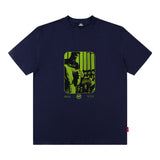 Men T Shirt Street Car Printed Short-Sleeved T-shirt Men's Summer Couple