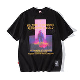 Men T Shirt Loose Men's Short-Sleeved T-shirt Hip-Hop Street Sports