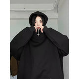 Men Hoodie Vintage Zipper Turtleneck Sweater Men's Autumn Fashion Brand Hooded Jacket