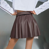 Women's Desses Skirt Fashionable Casual Pleated Skirt for Women