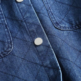 Women T-shirt Fall Long Sleeve Shirt Female Loose-Fitting Denim Clothes