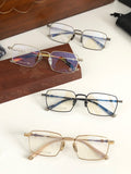 CHH Chrome Hearts Glasses Concise Atmospheric Box Titanium Frame Business Glasses Frame