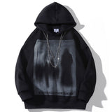 Men Fleece Lined Hoodie Hooded Sweater Men's Winter Clothes Loose Thick Warm Pullover