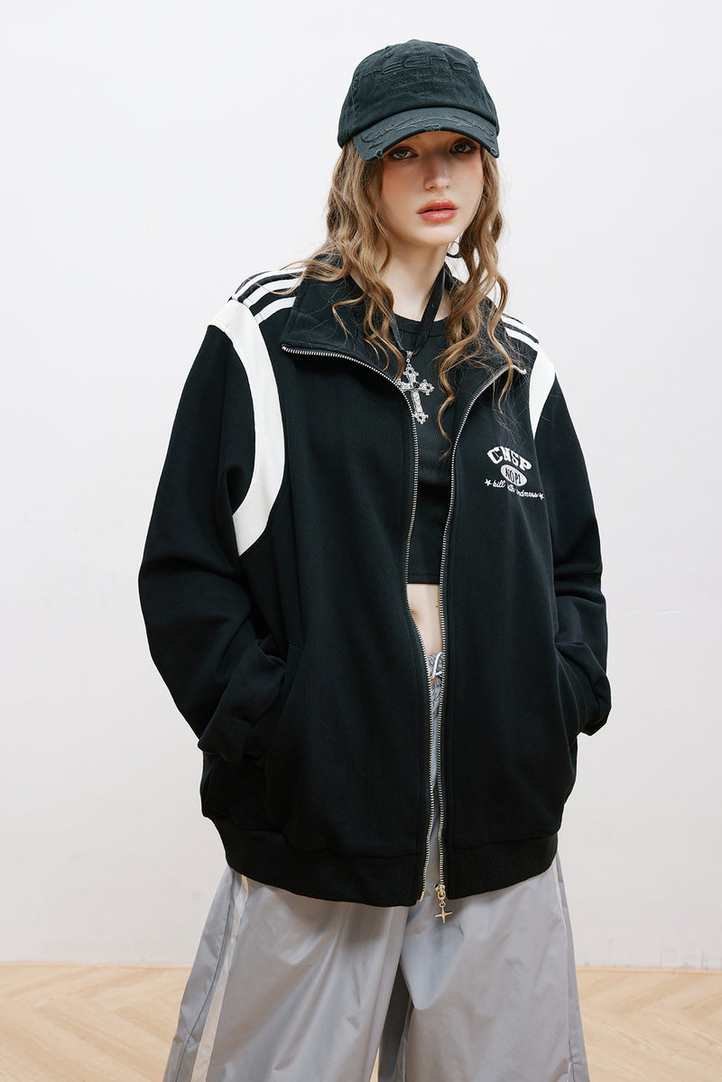 Unisex Jacket Autumn Stitching Casual Jacket Women's Clothing