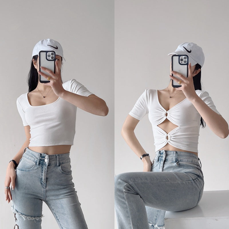 Women's T-Shirt Short-Sleeved T-shirt Women's Summer Design Sense