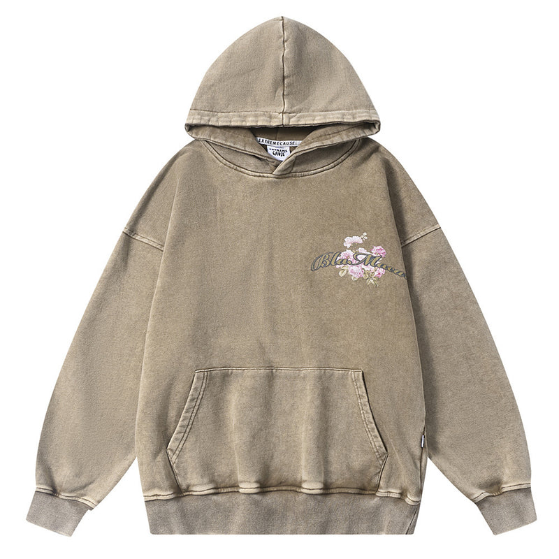 Men Hoodie Letter Printed Hoodie Men's Loose Autumn and Winter