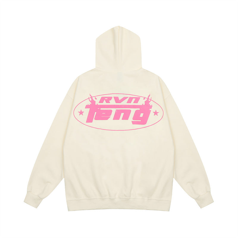Men Hoodie Letter Printed Hoodie Men's Loose Long Sleeve Spring and Autumn Leisure