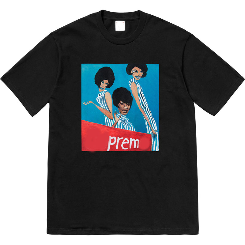 Men T-shirts 18FW Group Tee red label oversized LOGO comic short-sleeved cotton T-shirt