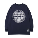 Men Long Sleeve Shirt round Neck Long Sleeve T-shirt Men and Women Street Hip Hop Preppy Style