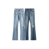 Unisex Pants Autumn Workwear Skinny Jeans