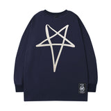 Men Long Sleeve Shirt XINGX Printed Long-Sleeved Top Hip Hop T-shirt Men and Women Loose