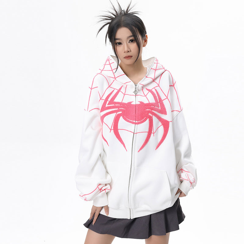 Women Hoodie Hooded Sweater Women's Autumn and Winter Loose Sports Jacket