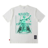 Men T Shirt Printed Short-Sleeved T-shirt Boys Casual Loose Summer