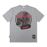 Men T Shirt Vintage Print Short Sleeves T-shirt Men and Women Ins Casual