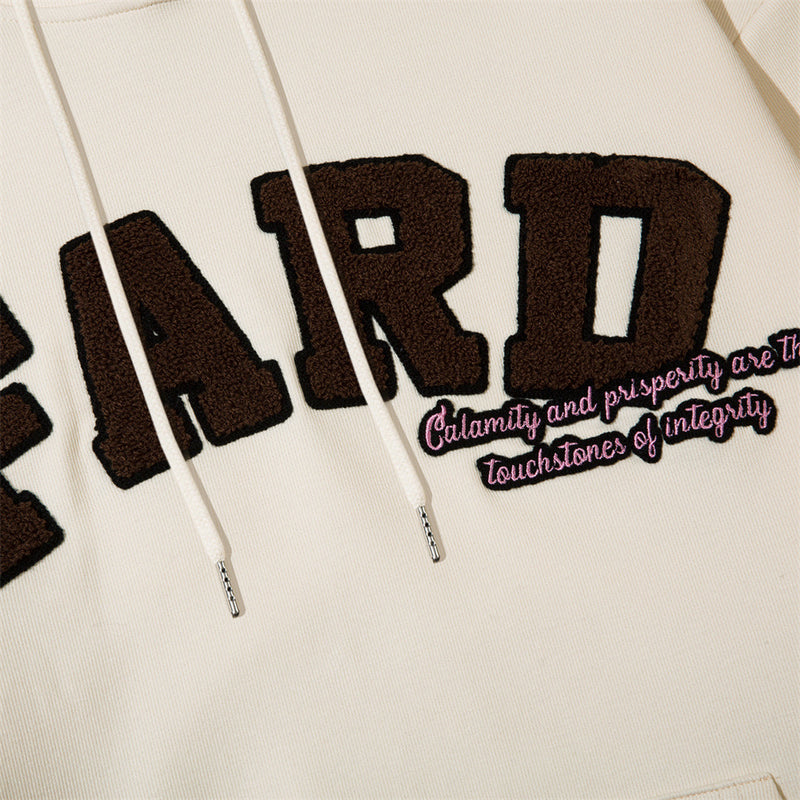 Men Hoodie Hooded Men Loose Pullover Outerwear Vibe Embroidery