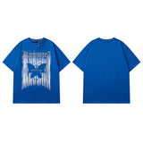 Men T Shirt Kitten Print Short Sleeve T-shirt Hip-Hop Street Loose