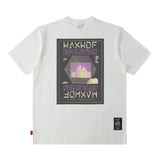 Men T Shirt Retro Hip Hop Printed Short Sleeve T-shirt for Men and Women