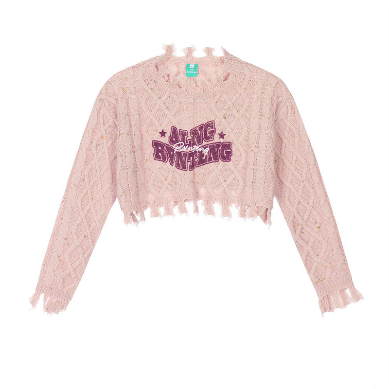 Women Sweater Short Sweater Spring and Autumn Casual Girls' Sweater