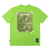 Men T Shirt Street Tide Brand Cotton Short-Sleeved T-shirt for Men and Women