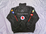 F1 Racing Suit Racing Suit College Style/Retro Style Autumn and Winter Cotton-Padded Coat Embroidery