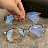 CHH Chrome Hearts Glasses Pure Titanium Ultra Light Retro Fashion Personality Glasses Frame