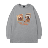 Men Long Sleeve Shirt Men's Trendy Brand Long Sleeve T-shirt Men's and Women's Hip Hop Casual Couple Base