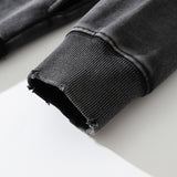 Men Hoodie Washed and Worn Hooded Sweater Men's Ins Loose Hoodie