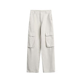 Unisex Pants Autumn Workwear Straight Casual Pants