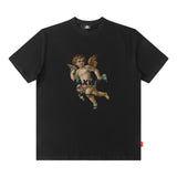 Men T Shirt Short Sleeve T-shirt Men and Women Loose